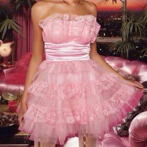 🩷DOLLSKILL SUGAR THRILLZ FROST YOURSELF TULLE MINI DRESS🩷